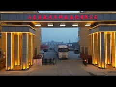 NDRC anunció la empresa de 40 toneladas cortina semi remolque con sistema de frenado de doble línea