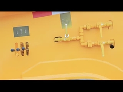 Semi remolque con cuello de ganso y de lecho bajo desmontable