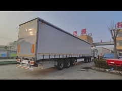 Semi remolque de lado de la cortina